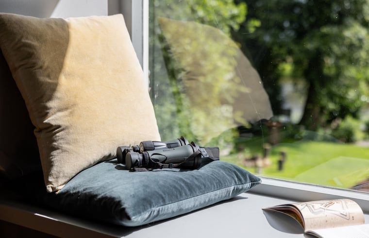 Plattegrond van Vakantiehuisje in Wetering, Overijssel met overzicht van kamers en indeling.