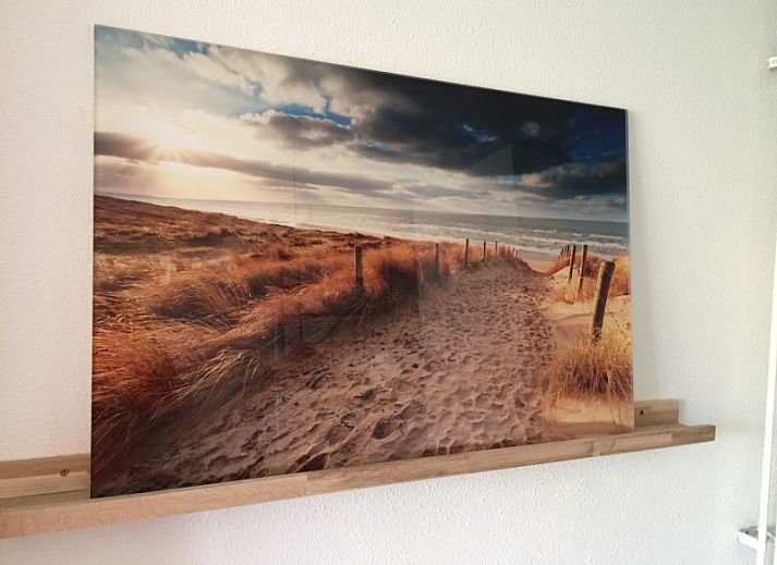 Entree van Het Zonneveld, een vakantiewoning in De Cocksdorp Texel met moderne opbergruimte.