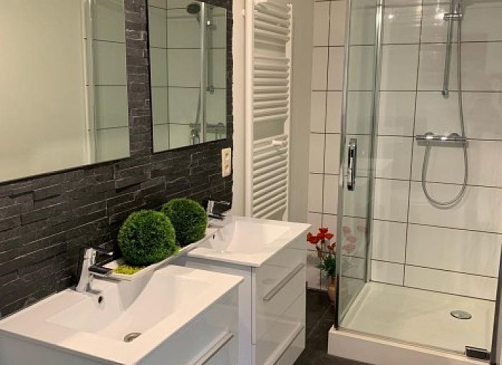 Vooraanzicht van Geulvallei vakantiehuis in Gemmenich, Ardennen, Belgie.