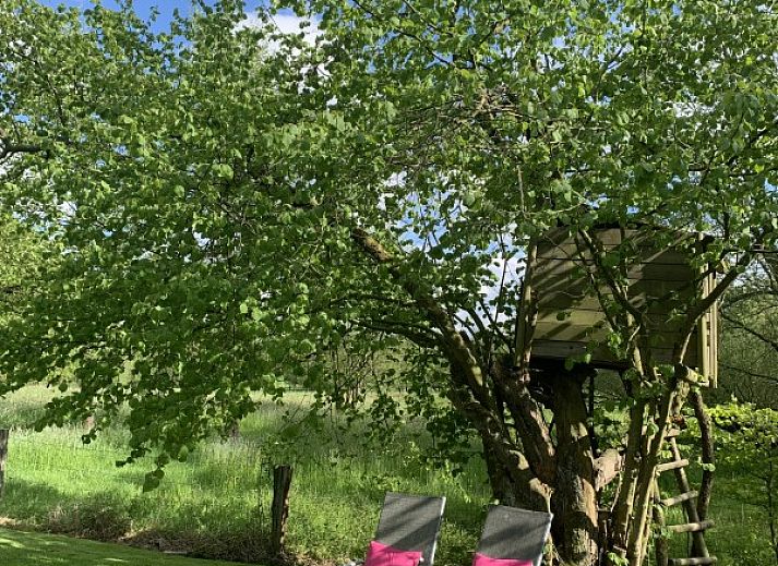 Sfeervolle haard in Geulvallei vakantiehuis, Gemmenich, Ardennen, Belgie.