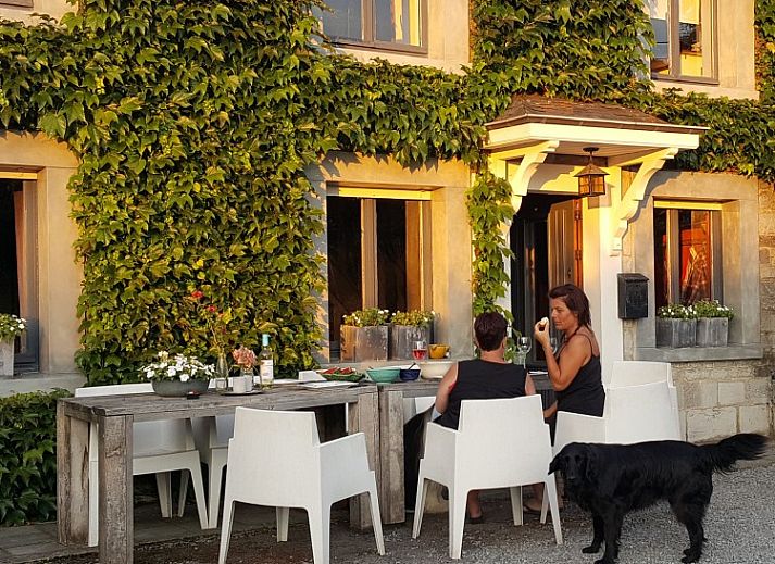 Cozy interior of Au Foyer, vacation home in Durbuy, with stylish decor.