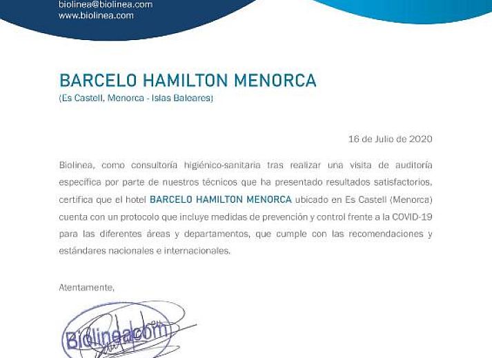 Verblijf 33016004 - Vakantie appartement Mallorca - Barceló Hamilton Menorca Adults Only