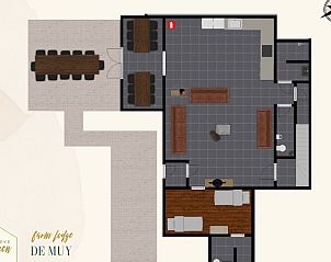 Verblijf 01011025 - Vakantiewoning Texel - Unieke 12 pers. Farm Lodge De Muy op 'Hoeve Vianen'