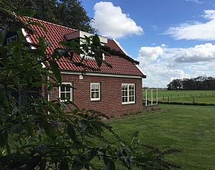 Vakantiehuis De Jonker Texel met uitzicht op weilanden, rustige omgeving.