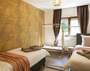 Gezellige tweepersoonskamer in CheMyr11 vakantiehuis, Hertsberge, Belgi.