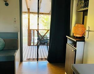 Ervaar comfort in de stacaravan Nazomeren in Agde, Zuid-Frankrijk, met een prachtig uitzicht vanaf het terras in Agde, Languedoc/Roussillon.