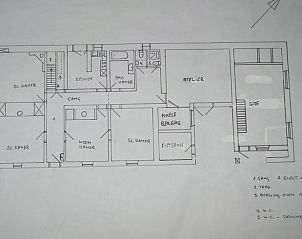 Detailed floor plan of Holiday Home in Anan, a perfect vacation home in the beautiful region of Midi/Pyrenees, France.