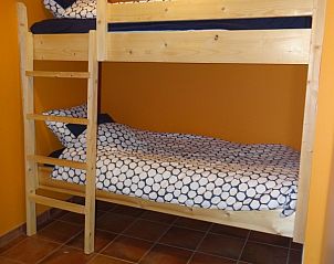 Stapelbed in Hoeve Genemeer, vakantieaccommodatie in Beringen, ideaal voor gezinnen met kinderen.