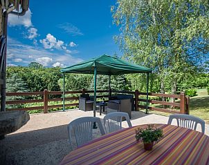 Ontspan op het terras van Gite Les Terrasses in Prats-du-Prigord, Aquitaine. Ideaal vakantiehuis voor natuurliefhebbers.