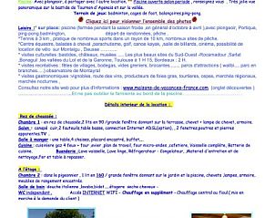 Guest house 054417902 - Holiday property Aquitaine - le pigeonnier et la bergerie