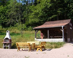 Verken de natuurlijke schoonheid bij Huisje in Plainfaing in Lotharingen, Frankrijk, een vakantiehuis met een prachtige vijver en groene omgeving.