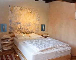 Comfortabele slaapkamer in Villa Argo vakantiehuis, Leuze - Picardi, Henegouwen, Belgi.