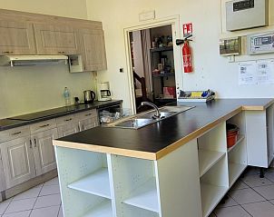 Modern kitchen in Chteau de la Barbiere, vacation home in Bouillon, Ardennes, ideal for culinary lovers.