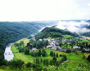 Adembenemend uitzicht op Vresse-sur-Semois, omgeving van Gte de Groupe de la Semois, vakantiehuis in de Ardennen, Belgi.