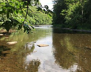 Quiet river near Gite Ardennais, Fraiture, Vielsalm, ideal for nature walks in the Ardennes, Luxembourg, Belgium.