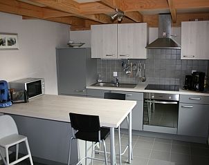 Volledig uitgeruste keuken in Duinevlindertje.be vakantiehuis, Koksijde Oostduinkerke aan de Belgische kust.