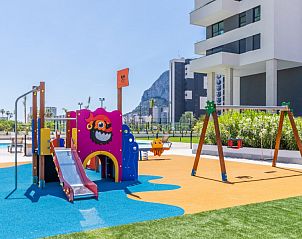 Kindvriendelijke speelruimte bij Alexia II, vakantieappartement in Calpe, Spanje.