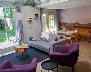 Gezellige woonkamer in Huisje in Nieuw Balinge, vakantiehuis in Midden Drenthe.