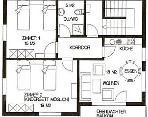 Verblijf 1822603 - Appartement Graubunder / Grisons - Appartement Ferienwohnung Forsthaus Falkenstein