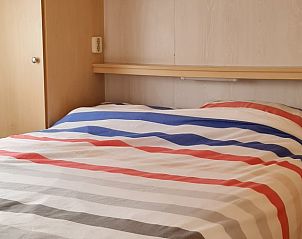 Slaapkamer in Vakantiehuis in Wanswerd, comfortabel verblijf in het Friese platteland van Wnswert, Friesland.