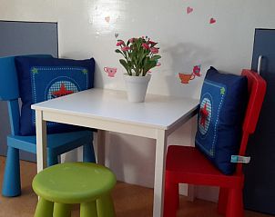 Knusse kinderhoek in 'T ARKJE vakantiehuis, Hoenderloo, perfect voor gezinnen op de Veluwe.