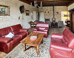 Comfortable living space in vacation home Hoog Soeren, Veluwe, Gelderland.