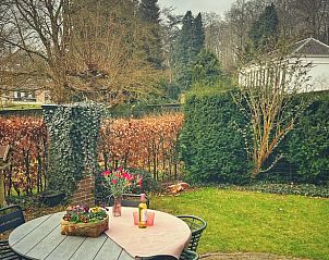 Gezellig terras van Huisje in Rozendaal, vakantiehuis in Rozendaal, Veluwe.