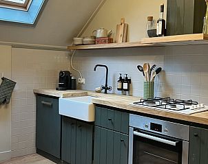 Moderne keuken in Huisje in Rozendaal, vakantiehuis in Rozendaal, Veluwe.