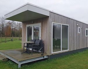 Terrasse von Huisje in Asten, Ferienhaus in Asten, mit Blick auf die grne Landschaft von De Peel.