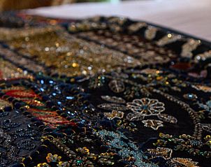 Knusse verlichting in de slaapkamer van Vakantiehuis in Oldenzaal, Twente, voor een warme sfeer.