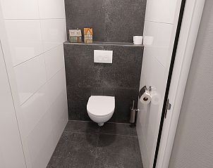 Elegante badkamer in vakantiehuis OV658 in Hertme, Twente, met strakke afwerking.