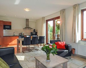 Bright living room in VZ526 Group accommodation Kattendijke in Zeeland.