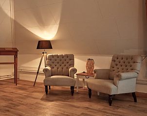 Stylish reading corner in Cottage in Melissant, vacation home in Melissant, Goeree-Overflakkee, South Holland.