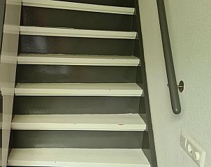 Internal stairs in Cottage in Melissant, vacation accommodation in Melissant, Goeree-Overflakkee, South Holland.